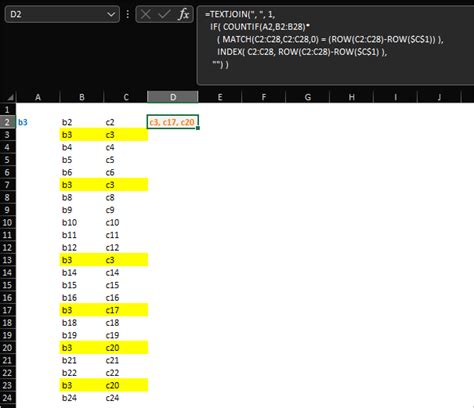 Image result for Using Textjoin Function with Match