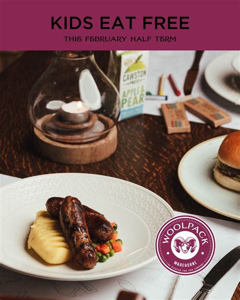 Kids eat FREE this half term , The Woolpack Inn, Ashford, 18 February ...