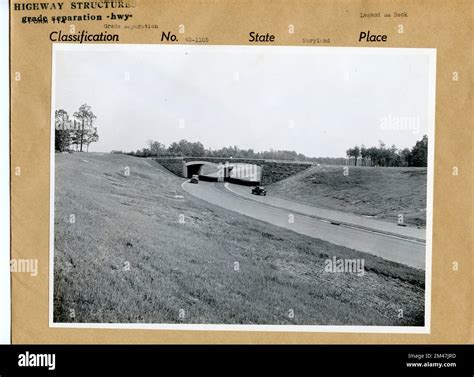 DC - Camp Springs Military Highway grade separations. Original caption ...
