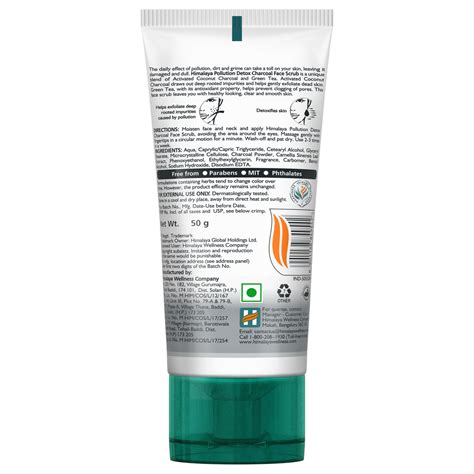 Buy Himalaya Pollution Detox Charcoal Face Scrub 50g, 100g – Himalaya ...