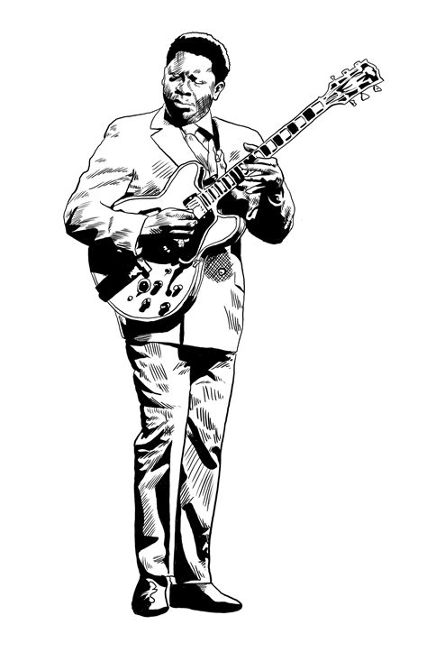 B.b. King Drawing