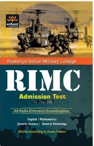 Rashtriya Indian Military College (Rimc) Admission Test for Class VIII ...