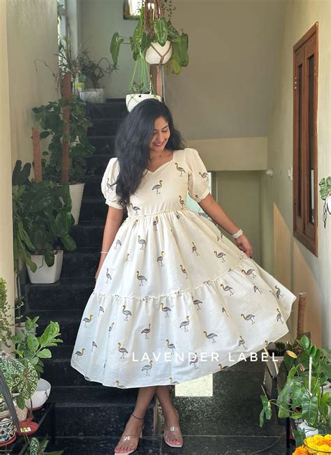 Flamingo Midi Dress | Lavender Label