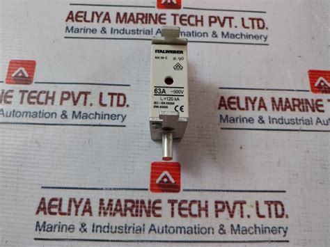 Italweber Nh 00 C Knife Fuse 63A 500V – Aeliya Marine Tech®
