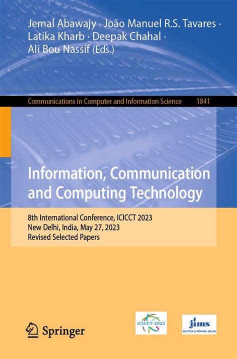 Buy Information, Communication and Computing Technology: 8th ...