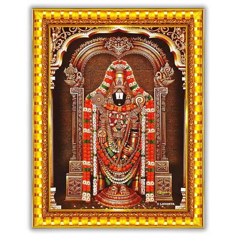 Pavan Photo Laminations Tirupati Balaji Lord Venkateshwara Swamy Wall ...