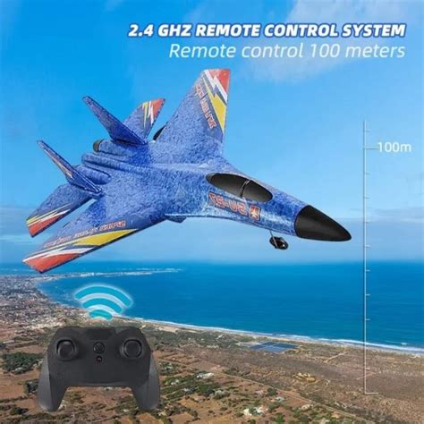 SU-27 RC Plane 2.4G Remote Control EPP Fixed Wing Airplane RC Glider ...