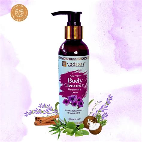 Vedaxry Body Cleanser Rosemary Love | Rejuvenate Skin-200ml | Vedaxry ...