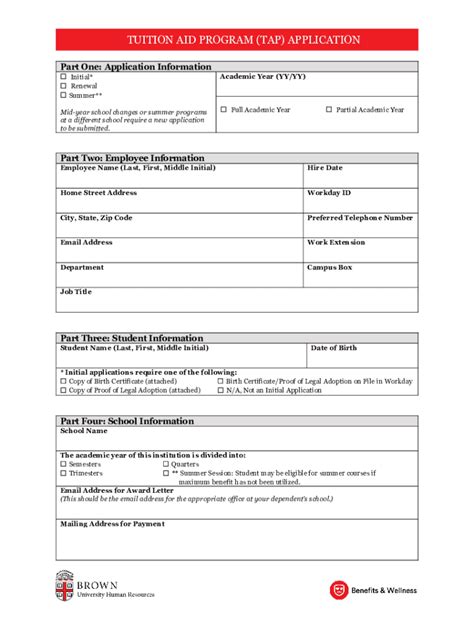 Fillable Online Tuition Aid Program (TAP) Application Fax Email Print ...