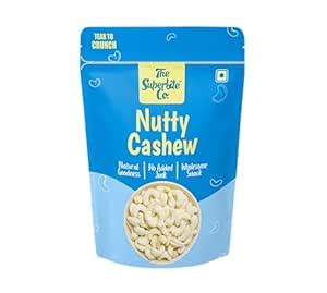 The Superbite Co. Pure Whole Cashew, 200g Value Pack, Rich in Protein ...