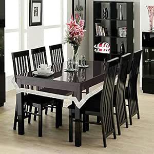 Buy CASA-NEST Thick Rectangular 8-10 Seater Dining Table Cover with ...