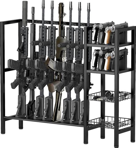 Amazon.com: SINKHANUN Floor Gun Rack Stand, Vertical Rifle Rack ...