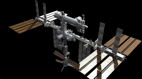 3d Model International Space Station