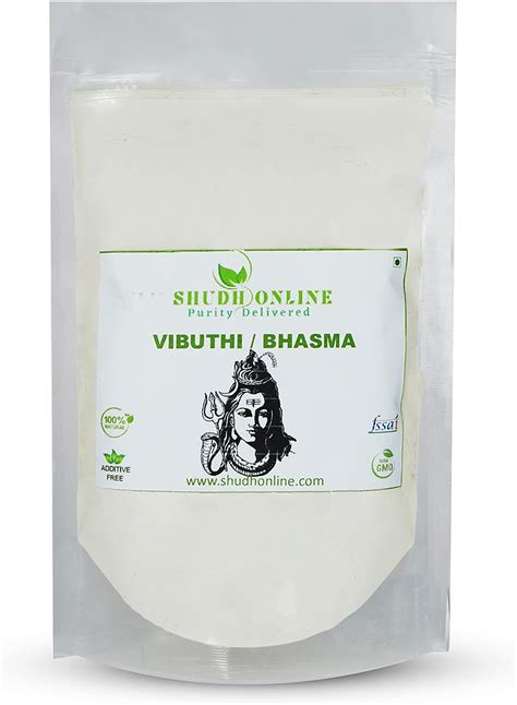 Shudh Online Vibhuti Bhasma, Vibuthi pure powder - Holy ash (100 Grams ...