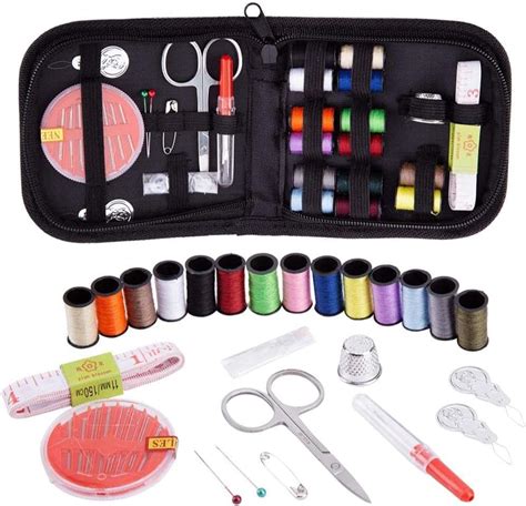 EARTHCONE Needle and Thread Box Sewing kit Mini sui dhaga kit Stitching ...