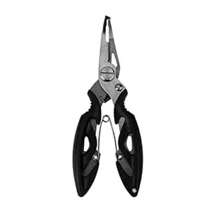 UJEAVETTE® Multi-Use Fishing Plier Scissor Braid Line Cutter Hook ...