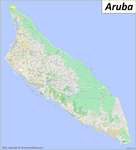 Aruba Map | Netherlands | Detailed Maps of Aruba Island