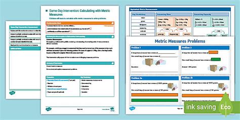 👉 Y6 Intervention: Calculating with Metric Measures
