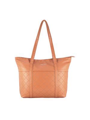 Buy Fastrack Tan Textured Tote Bag for Women Online