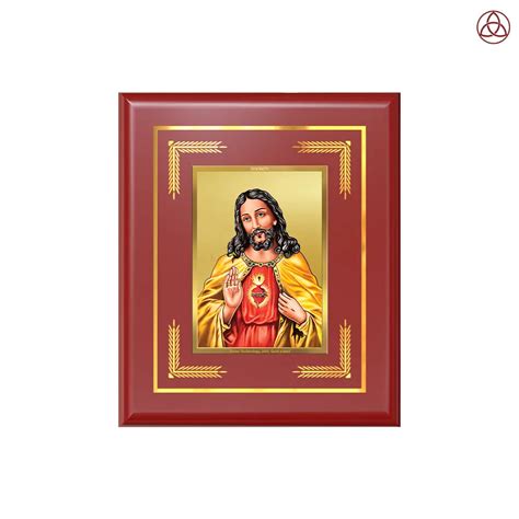 Jesus Christ | Sacred Wall & Tabletop Photo Frame in 24K Gold Plated F ...