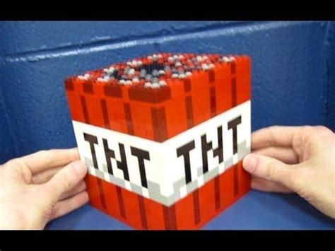 Image result for How Build LEGO Minecraft TNT Block