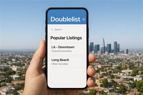Doublelist Los Angeles - How to Meet Locals & Post Safely . SeekLoveNet ...