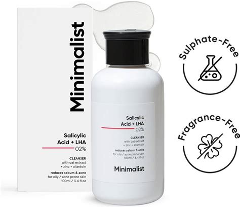 Minimalist 2% Salicylic Acid For Oily Skin | Sulphate Free, Anti Face ...