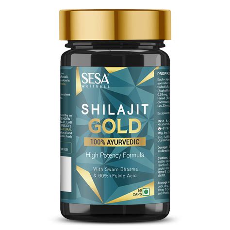 Ayurvedic Shilajit Gold Capsules – Sesa Care