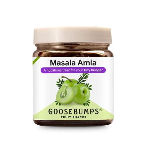 Goosebumps Masala Amla | Dried Gooseberry | Dehydrated Fruit | Chatpat ...