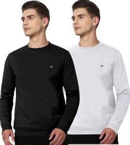 Triptee Full Sleeve Solid Men Sweatshirt - Buy Triptee Full Sleeve ...