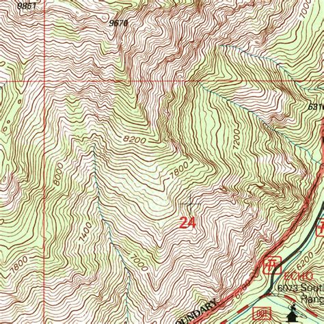 Timpanogos Cave, UT (1998, 24000-Scale) Map by United States Geological ...