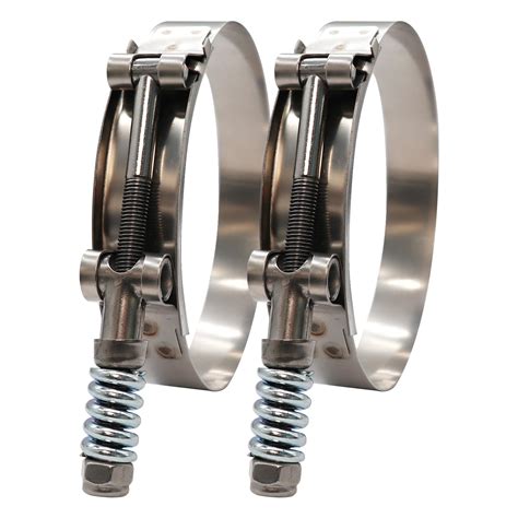 Snapklik.com : 4 Inch T Bolt Hose O.D. Clamp Stainless Steel - Spring ...