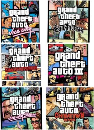 2Cap GTA Vice city Pc Game Link 6 In 1 Combo (Offline only) (No CD/DVD ...