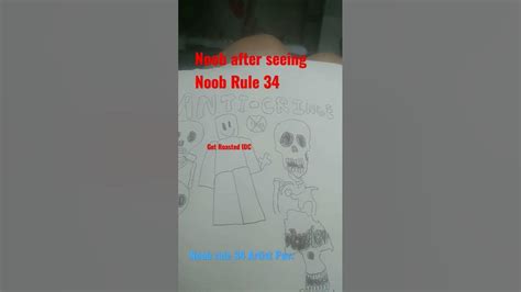 Noob after seeing Noob Rule 34 | Noob R34 Artist Pov: - YouTube
