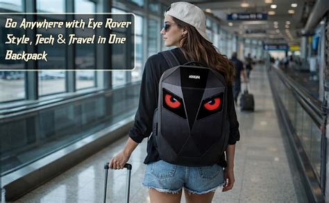 Hookaba Eye Rover LED Backpack 31L (Black) | Motorcycle Riding Bag With ...