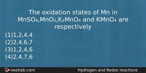 Image result for Oxidation State of MN in MnO2