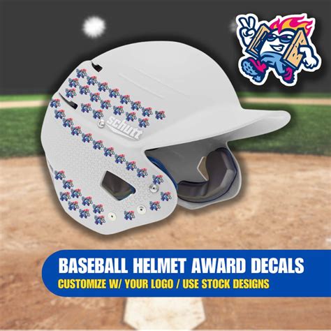 Baseball Helmet Award & Pride Decals Stickers | Pride Stickers for ...