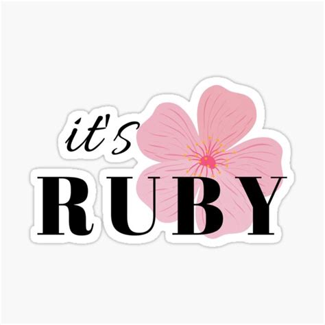 Image result for Ruby Name Labele