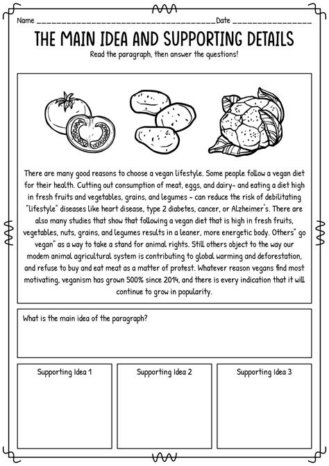 16 Main Idea Worksheets Grade 5 | Main idea worksheet, Reading ...