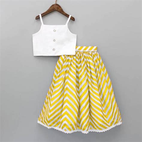 Zig Zag Aj 7549 Kids Wear Top With Skirt Collection