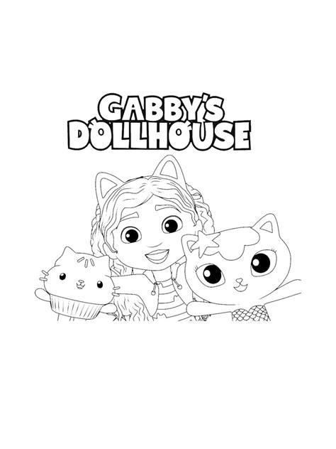 Gabby Cat Dollhouse Coloring Pages at Kathleen Swenson blog