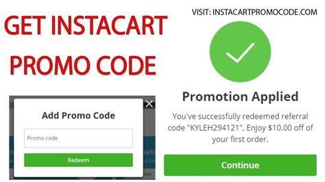 Instacart Promo Code Free Shipping
