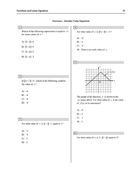 Absolute Value Function Worksheet PDF 的图像结果
