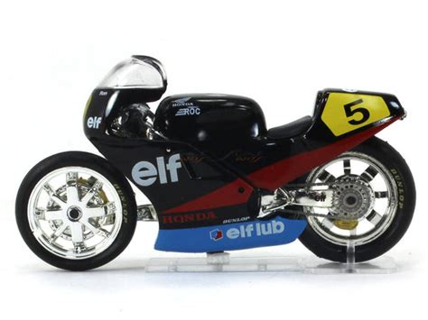 1986 Honda ELF-3 500cc Ron Haslam France GP 1:24 diecast Scale Model ...