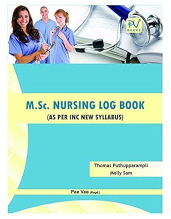 Amazon.in: Buy M.Sc Nursing Log Book Book Online at Low Prices in India ...