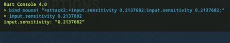 Rust Sensitivity Command 的图像结果