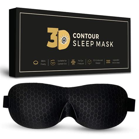Samadhaan 3D Contoured Eye Masks for Sleep - Light Eye Mask for ...