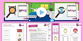 'sh, th, th, ng' Lesson Plan - Level 3 Week 3 Twinkl Phonics