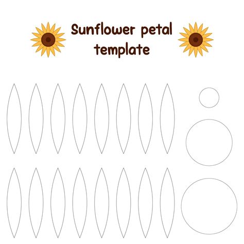 Flower Petal Printable Template - Free Printable US