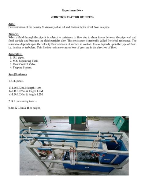 Friction Factor Table 的图像结果